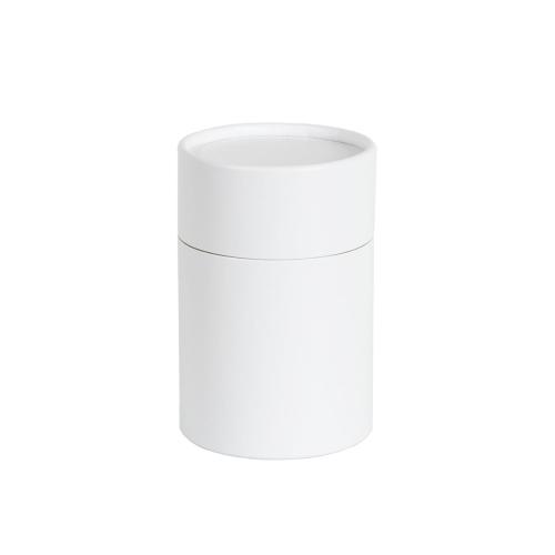Boîte cylindrique en carton blanc 8.2 x 11.4 cm