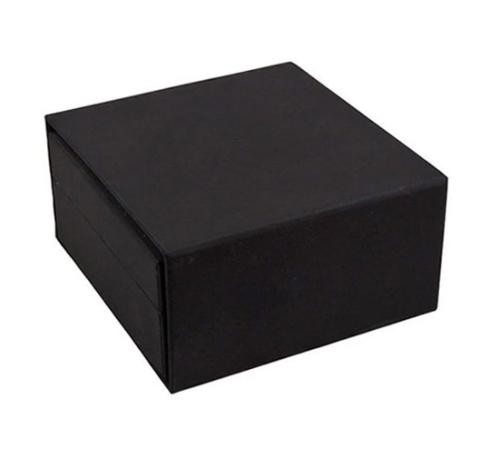 Ecrin aspect gommé intérieur velours noir personnalisable ( 7.5 x 7.9 x 2.5 cm )