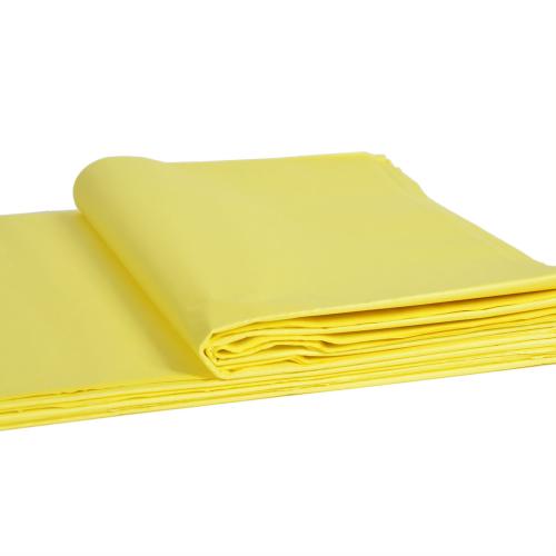 Papier de soie couleur jaune (Lot de 24 feuilles) - au comptoir des boites