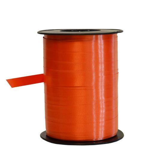 Ruban satiné orange (Bolduc) 250 m - au comptoir des boites