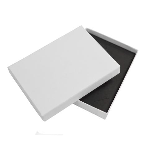Ecrin blanc en carton rigide avec mousse intégrée 10.3 cm