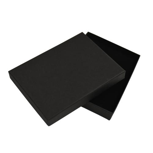 Mini boite ultra plate noire carton rigide avec mousse intégrée, 10,8cm