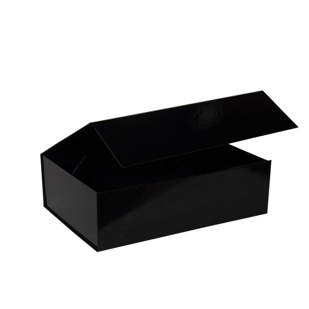 Boîte en Carton Fermeture Aimantée Unité Paquet Couleur Noir