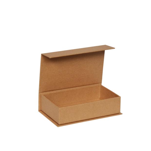 Boîte couvercle en carton kraft clair 13,2 cm